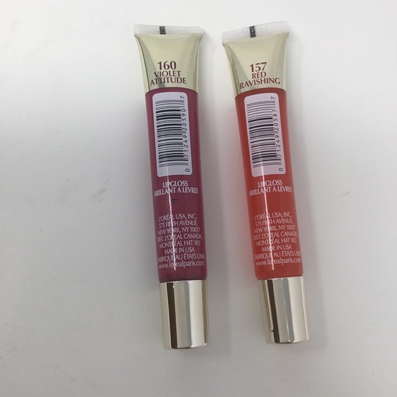 L'oreal 5 Pc Le Gloss Colour Riche Lip Pink Eye A3 - Picture 4 of 7